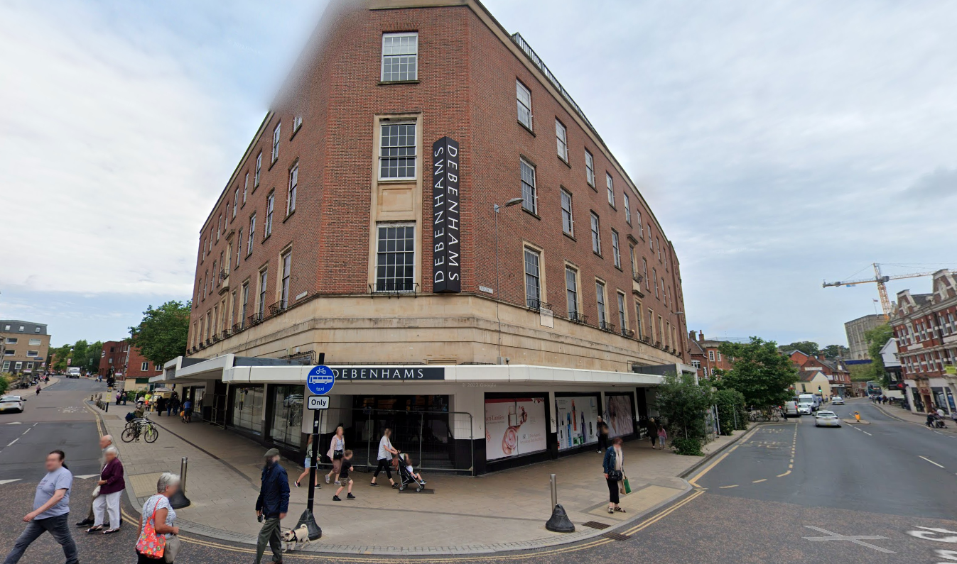 Former Norwich Debenhams building made safe