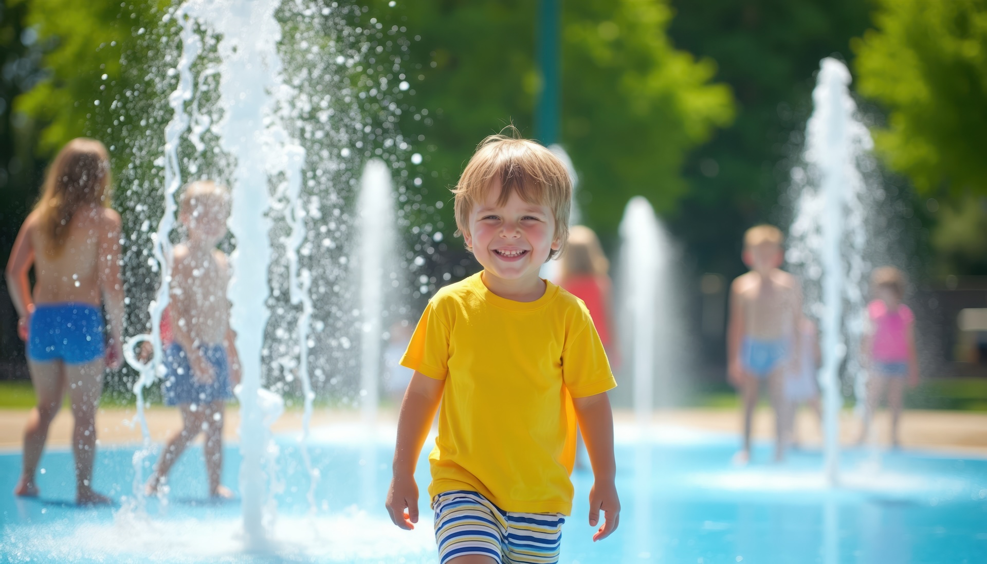 Waterloo splash park in Norwich is open